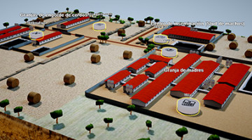 3D exafan construcción granjas